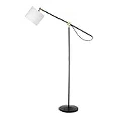 Golvlampa Golvljus Stålampa Justerbar metallgolvlampa Modern Golvlampa med fjärrkontroll, tygskärm Stålampa för vardagsrummet Golvlampor för vardagsrummet