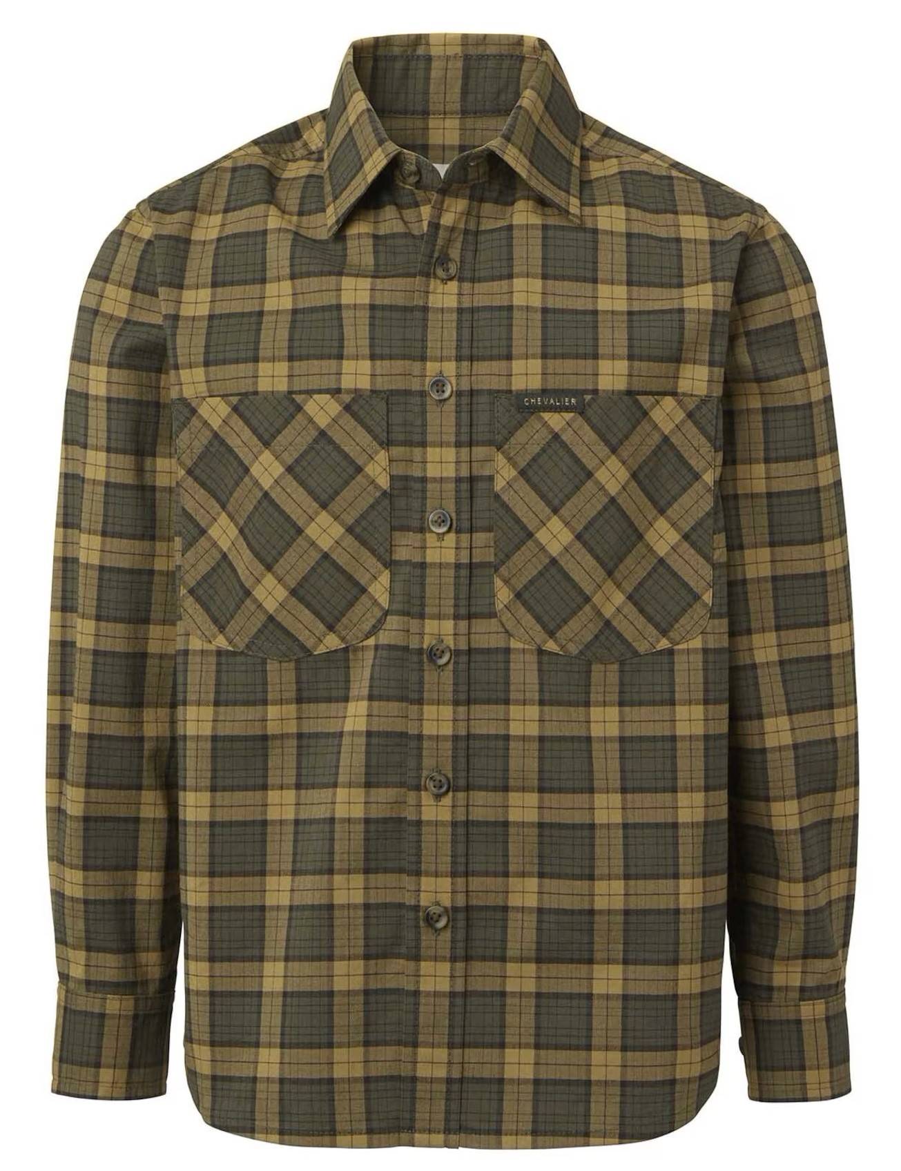 69Cub Coolmax Shirt Junior Chevalier - Moss Checked 160