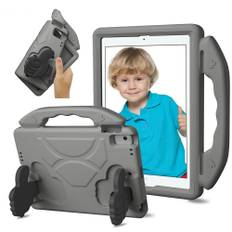 EIDERWOOD iPad 9.7" (2018 / 2017) / Air 2 / Air Barn Skal m. Thumb Kickstand - Grå