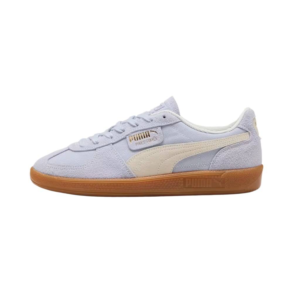 PUMA Palermo Vintage Slitstarka Slitstarka Låga Träningsskor Tyska Armén Unisex Lila 396841-13 cm gray