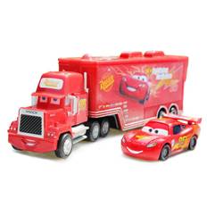 Disney Pixar Flyvemaskine og Biler Lynet McQueen Mack Hauler Lastbil Bil Sæt Legetøj
