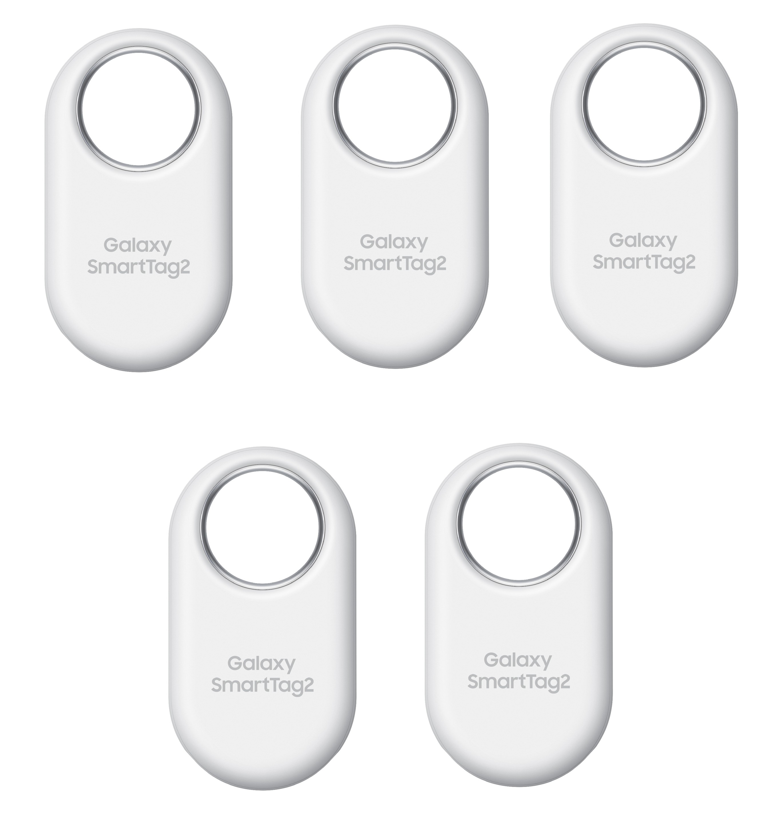 Samsung - Galaxy SmartTag2 White - 5x bundle