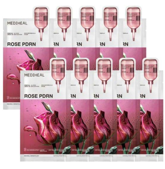 Mediheal Rose PDRN Essential Mask Healthy Glow 10 st