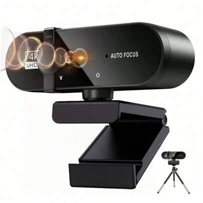 2K/4K webbkamera för dator, 1080P HD, USB-gränssnitt, med mikrofon, autofokus, stöder Full HD 1080P-upplösning - Multifärgad (W6 Kamera-1080P,W6 Kamera-2K,W6-kamera - 4K)