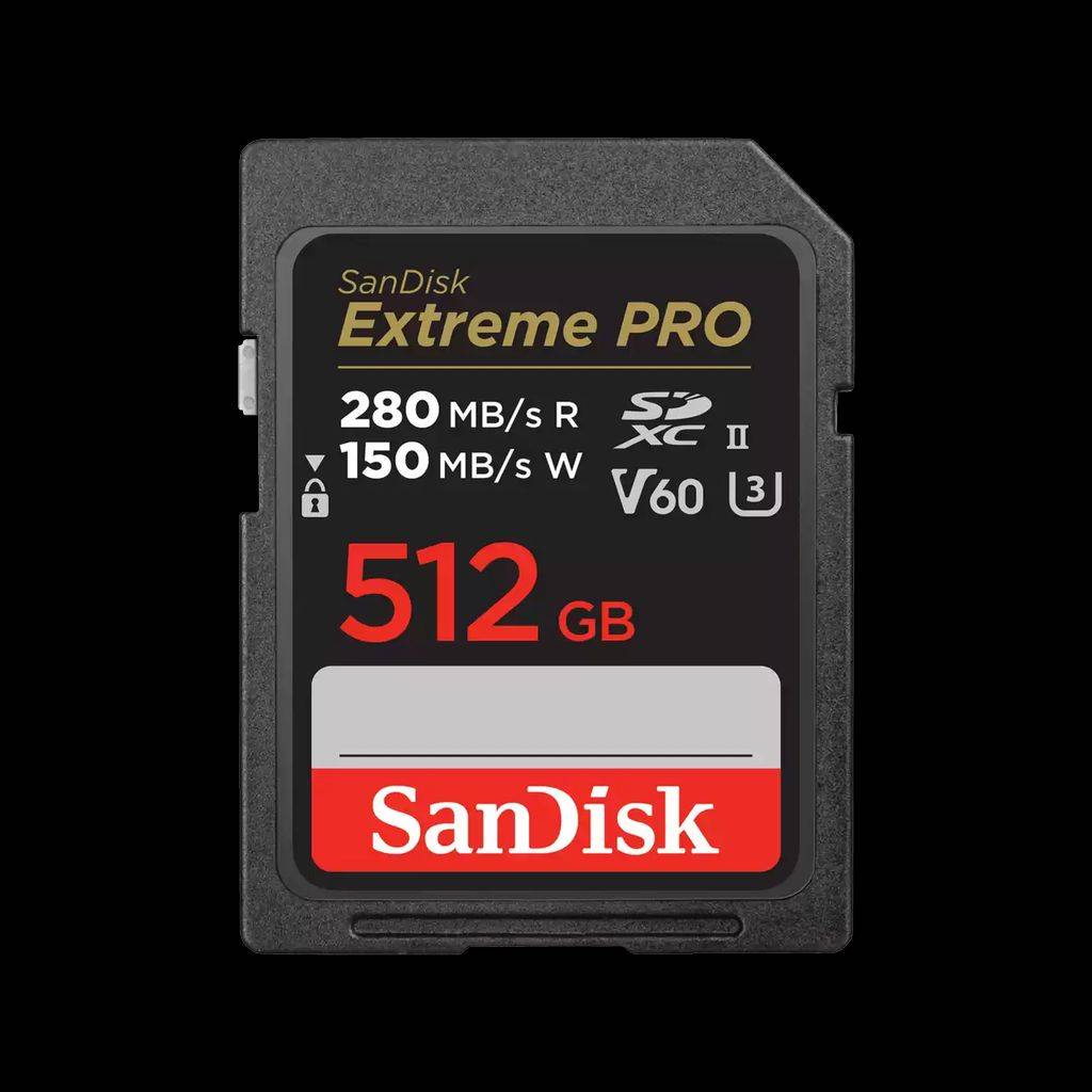 SanDisk Extreme PRO SDXC UHS-II minneskort 512GB