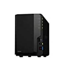 Synology DS218 NAS WD röd 2To Svart