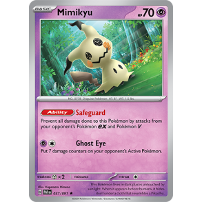 Mimikyu 037/091 - Paldean Fates Enkeltkort
