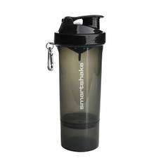 Smartshake Slim Shaker Gunsmoke Black, 500 ml