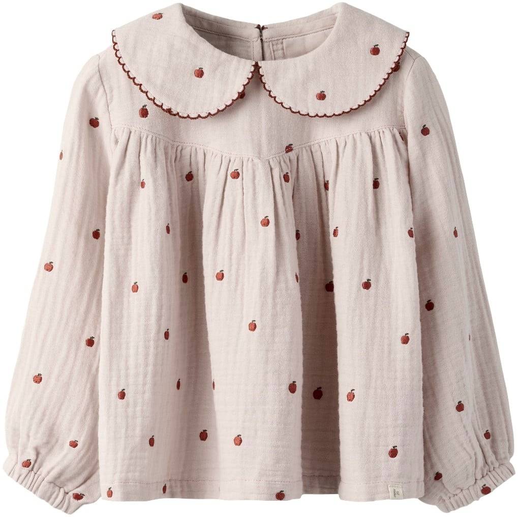 Lil' Atelier Nmfkamma LS Loose Shirt LIL Str 92 - Hushed Violet Bluser hos Magasin.