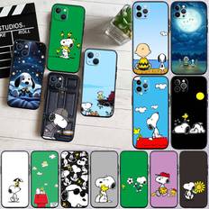 ED44 S-Snoopys Phone Case for iPhone 6 6s 7 8 11 12 13 14 15 XS Pro Max XR X SE Samsung S20 S21 S22 S23 S24 FE Ultra Plus Lite S21S A55 Samsung S22 hjort