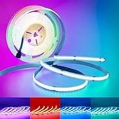 Arotelicht COB LED-remsa 2m RGB LED-remsor 24V 840LEDs/m Kan dimbar LED strip IP20 för TV bakgrundsbelysning sovrum inredning