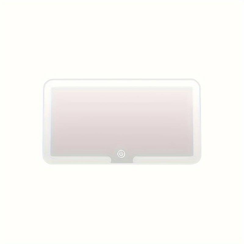 Rechargeable Car Vanity Mirror, LED Makeup Mirror with 3 Light Modes, HD Mirror for Perfect Makeup Application