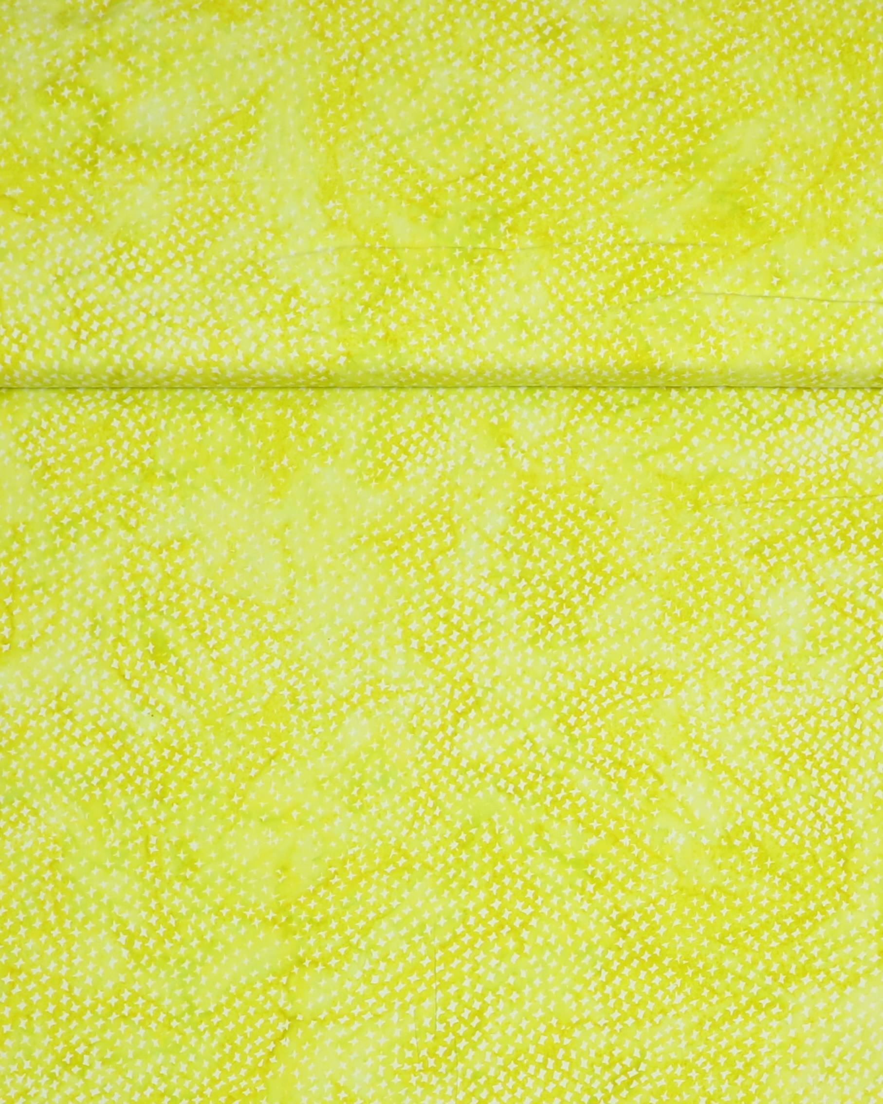 Lime m. lyst mønster - Bali - 100% Bomuld