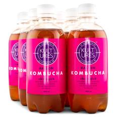 Kultures Kombucha, Hallon, 6-pack