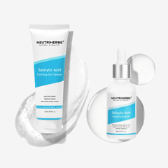 Salicylsyra-Duo Kit - Rengöring & serum av Neutriherbs, 120ml + 30ml