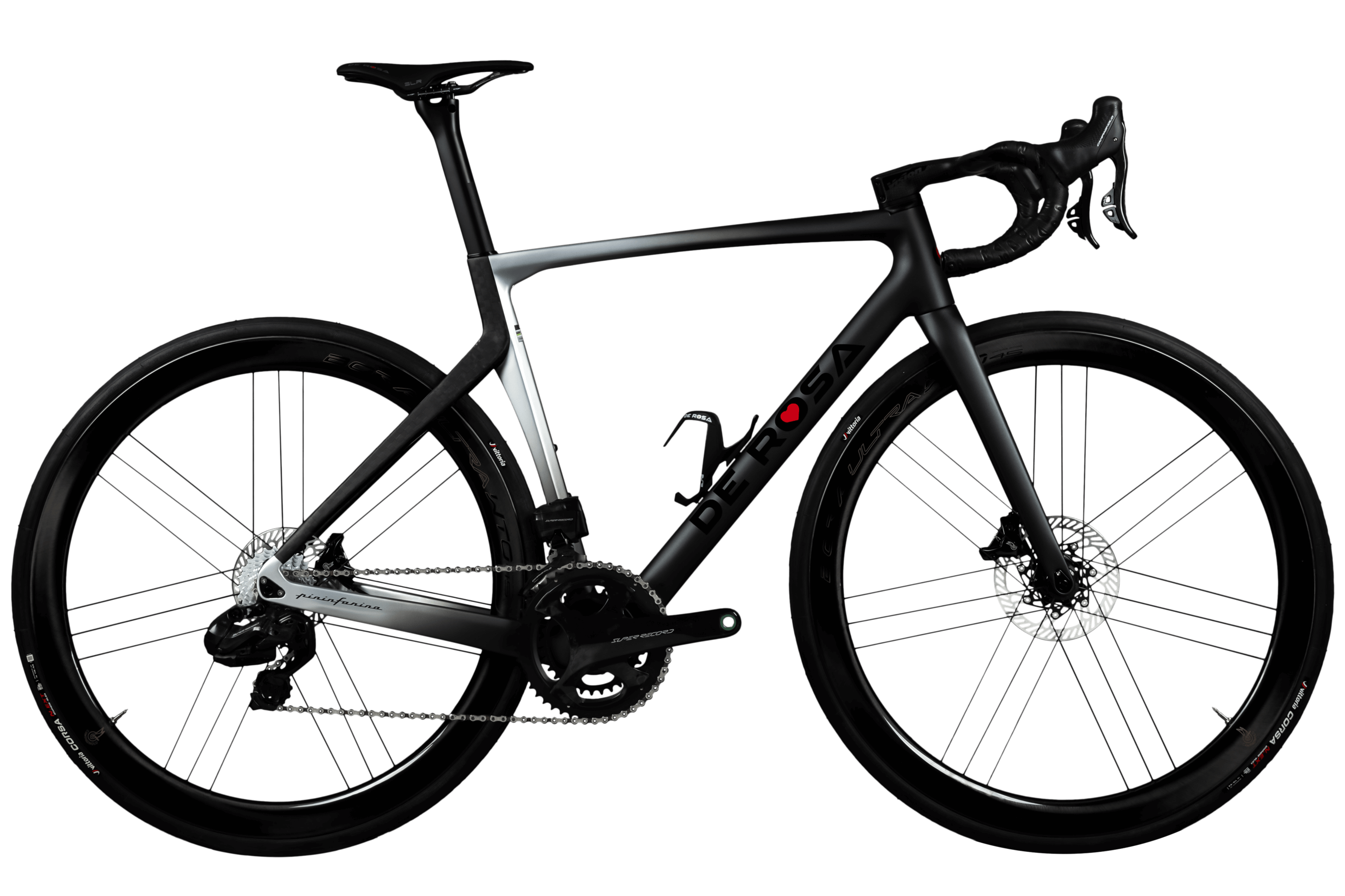 De Rosa Settanta 70 Dura Ace Di2 12s | Fulcrum Speed 42 | Vision Metron 5D - Eclipse Grey / Size 50.5 / BR 55.1 (178-185 cm)