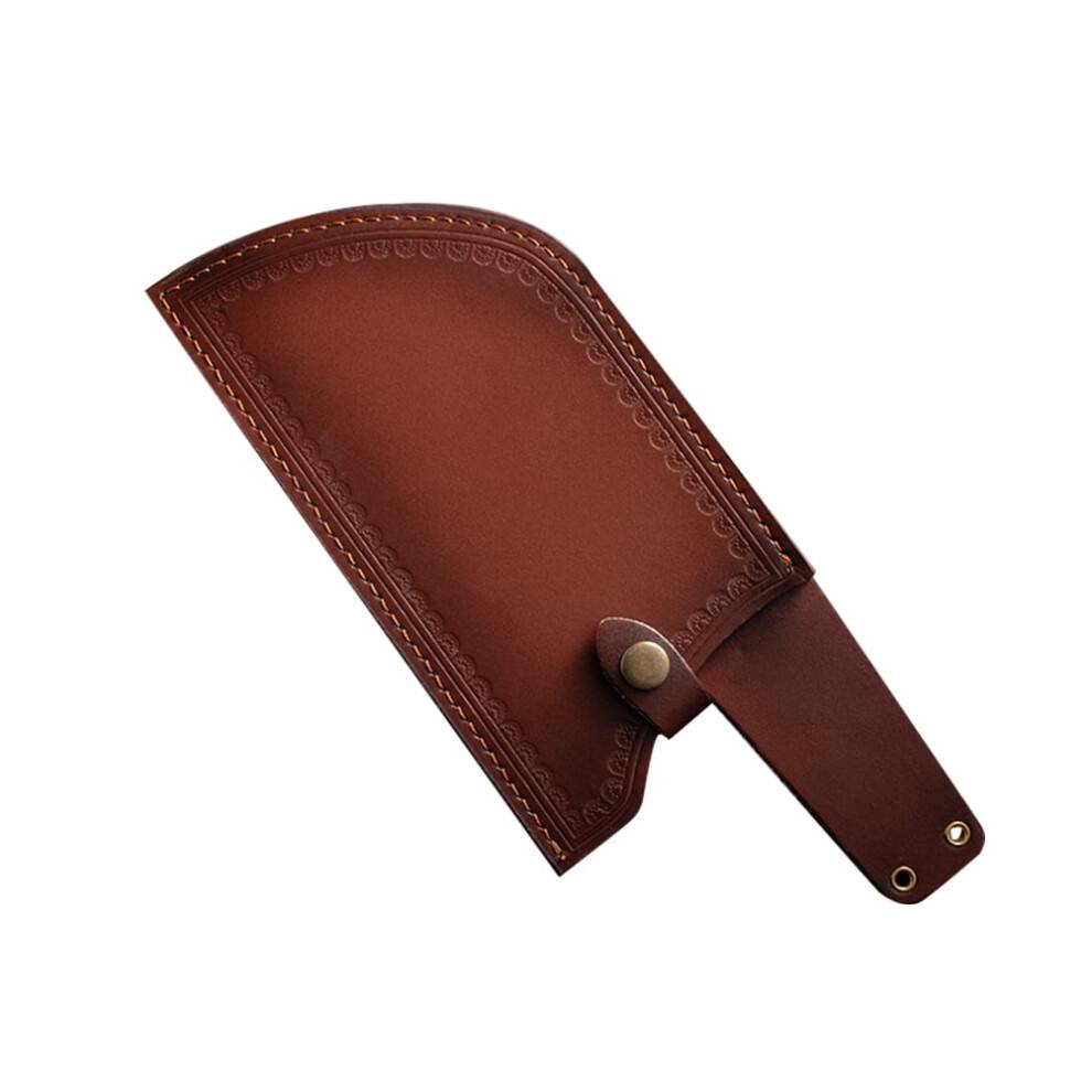 Beskyttere Holdbar Kunstlæder Knivskede Brun 1Sæt 11.8X4.7X0.3In