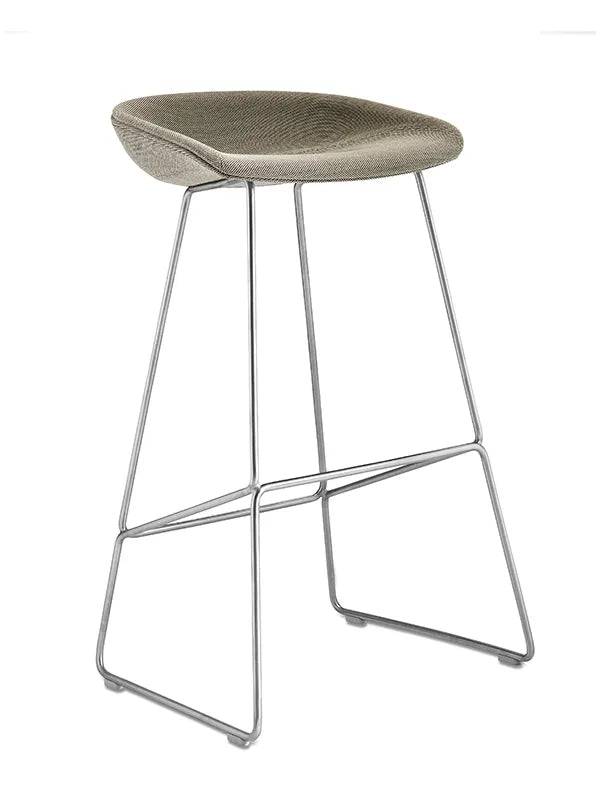 About a Stool AAS39 fra Hay Høj - B 50 x D 48 x H 75-86 cm / Mode / Rustfrit stål - Jacobsen Plus
