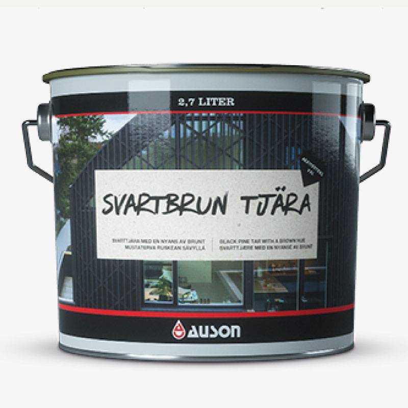 SVARTBRUN TJÄRA AUSON, flera varianter