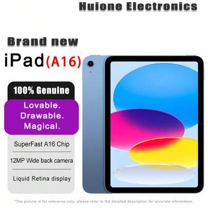 2025 iPad (A16) Wi-Fi – 11-tums Liquid Retina-skärm med höghastighets-A16-chip - Blå