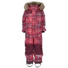 Didriksons - Polarbjörnen Winter Coveralls i Rusty Wine - Röd