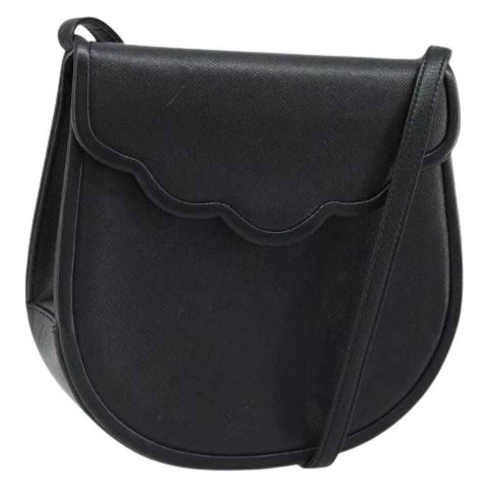 Saint Laurent Vintage Pre-owned Vintage Skuldertaske - Vintage - Dame - Sort - ONE SIZE - Uld