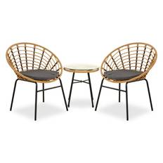 Ensemble salon de jardin Table et 2 chaises bistro