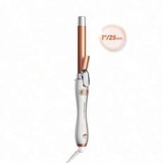 Beach Babe Hair Waver,Ionic Hair Waver,Waver locktång, 2 fat hårpressare med anti-skållning, 50 miljoner joner & 10 min snabbvåg, smart timer & juster - Silver (25mm)
