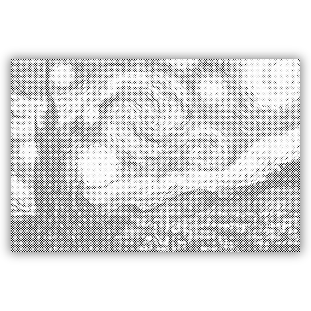 STJÄRNNATTEN (The Starry Night) - av Van Gogh | PRICKMÅLNING - 60x80 cm / Duk - Utan ram