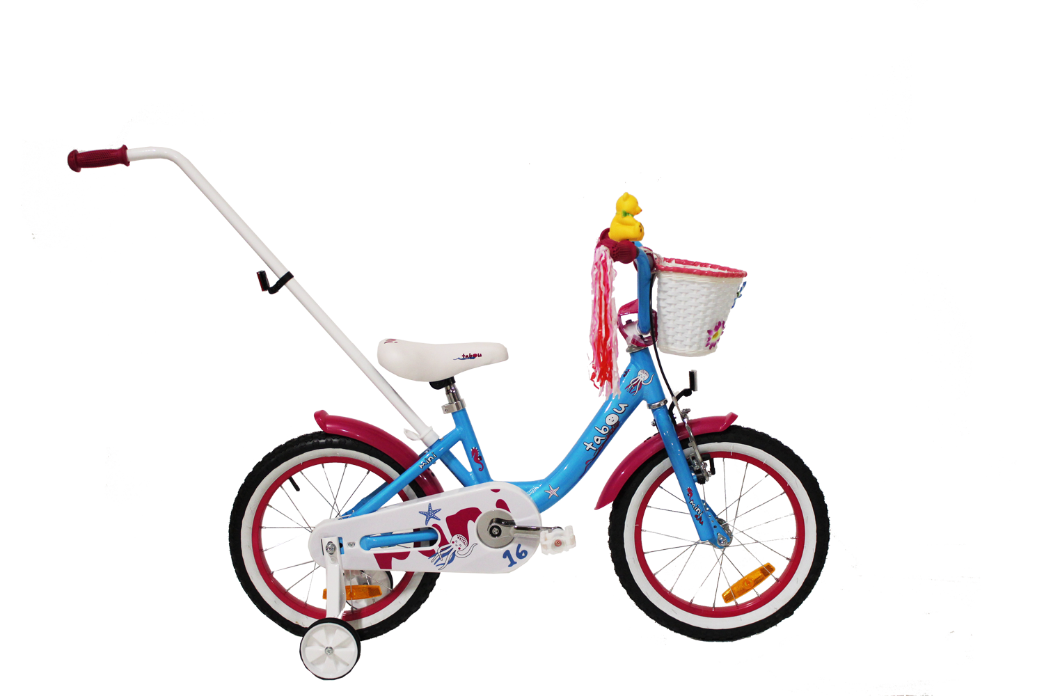 Tabou Mini 16" Blå/Berry