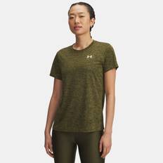 Under Armour Tech™ Twist Women's Short Sleeve Expedition Green / White M
