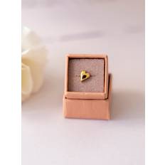 Friihof+Siig Golden heart onepiece ørering forgyldt - | Modetøj til kvinder hos Online-mode
