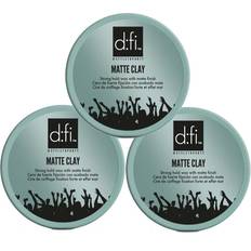 3-Pack D:fi Matte Clay Hårvax 75g, 225g