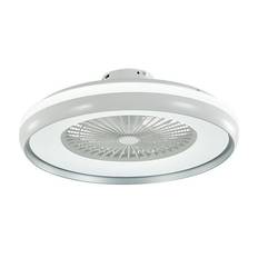 45W loftventilator med lys og fjernbetjening, grå - AC motor, CCT: 3 i 1