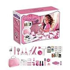 Frisör-shop-rollspelsleksak, frisör-rollspels-set | Frisör-rollspel-frisör-leksak | Dress up Beauty frisörset för och flickor i åldern 3–8 år, jul, födelsedag