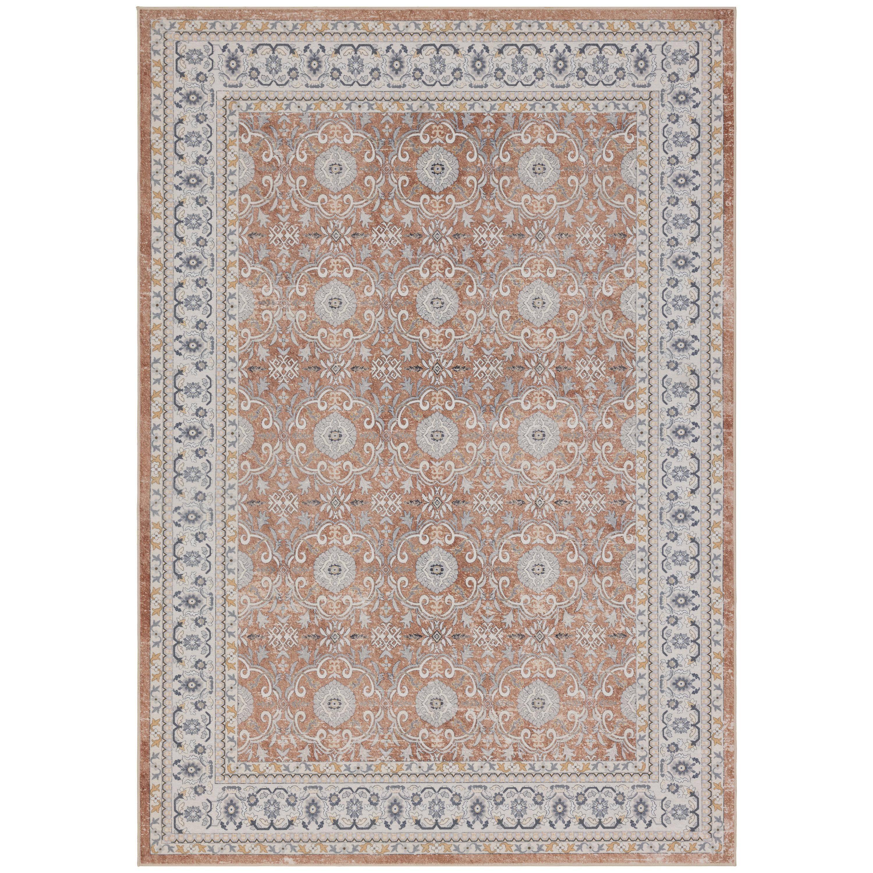 INKA Vintage-orientalsk vaskbart kortluvet tæppe TERRA rektangel - 120 x 170 cm