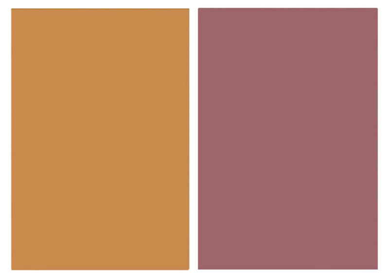 Fotobaggrund, dobbeltsidet 57x87 cm, orange