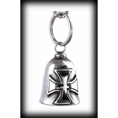 Angel bell / Guardian bell smycke med Malteserkors i rostfritt stål., DSP2740