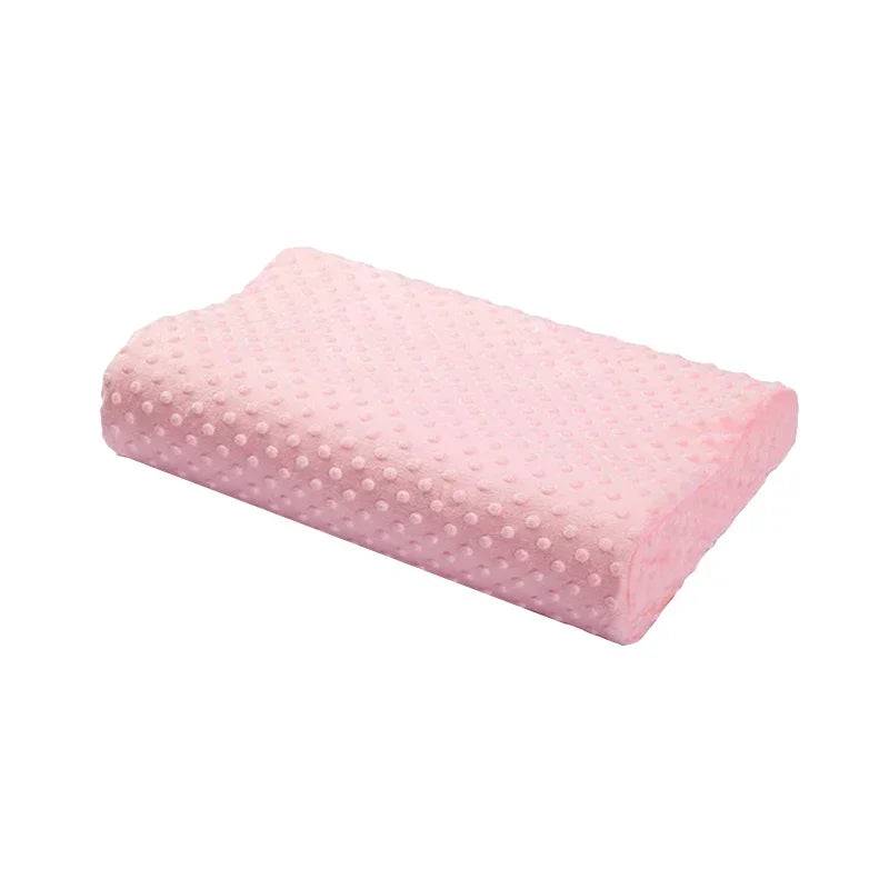Long Pillow Memory Foam Bedding Pillow Neck Protection - Pink / 25X40cm (25X40cm)