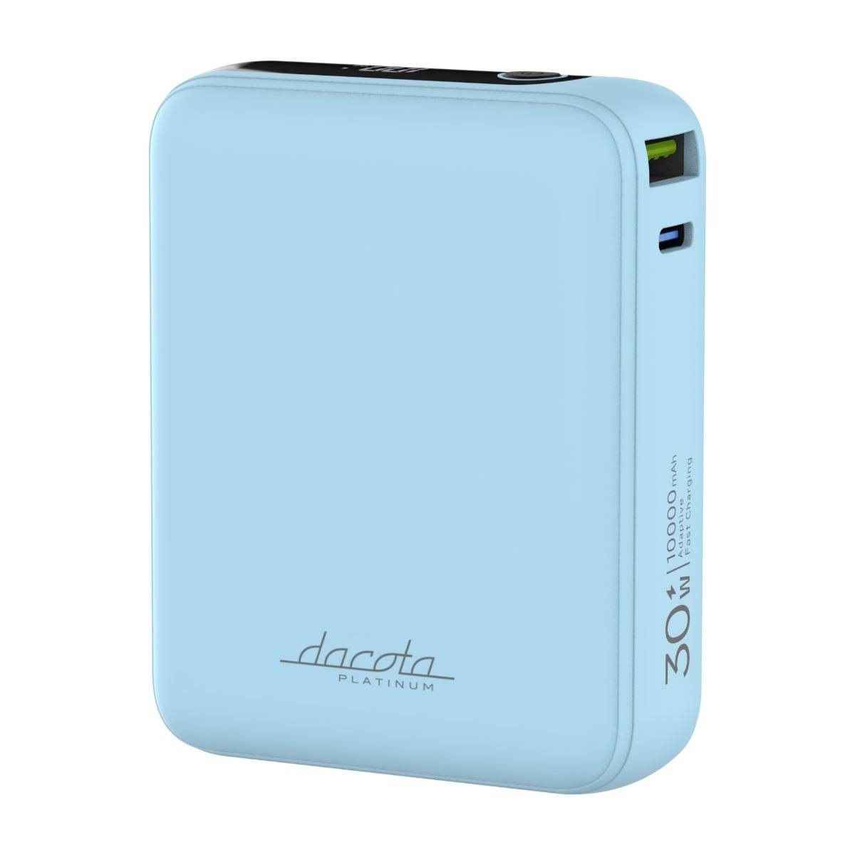 Dacota Platinum AM10 30 W powerbank 10 000 mAh, blå