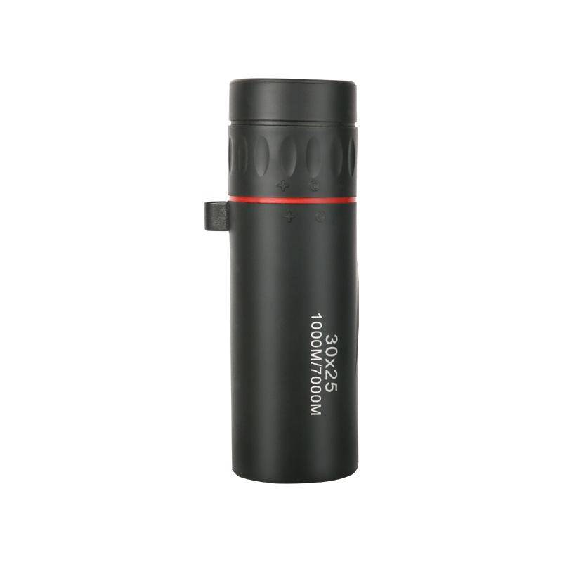 High Quality 30X25 Optical Zoom Field Telescopes Clear View Red Film Hunting HD Binoculars izable Fit Focal Length beige