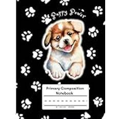 k-2 Primary Composition Notebook With Picture Box Puppy Power Vol. #2:: Matte B5 7.48 X 9.84 101 pages Black and White