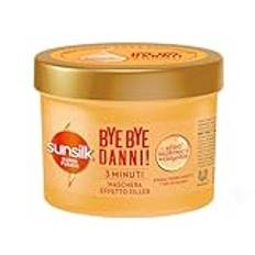 Sunsilk Bye Bye Skadad Hårmask, skadad och blekt hårmask, 7 typer av hårskador, superfusionsformel med en blandning av hyaluronsyra och keramid, 440 ml