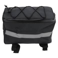 Bike Rear Rack Bag Waterproof Reflective Large Capacity Bicycle Back Rack Carrier with Rain Cover