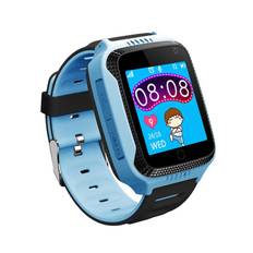 Kids Smart Phone Watch 2G Network Smart Watch för barn GPS LBS Location Child Tracker Watch blå