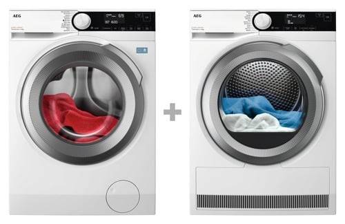 AEG Lr733w96w + Tr733w85w Vask+Tør Sæt - Vi matcher laveste netpris*