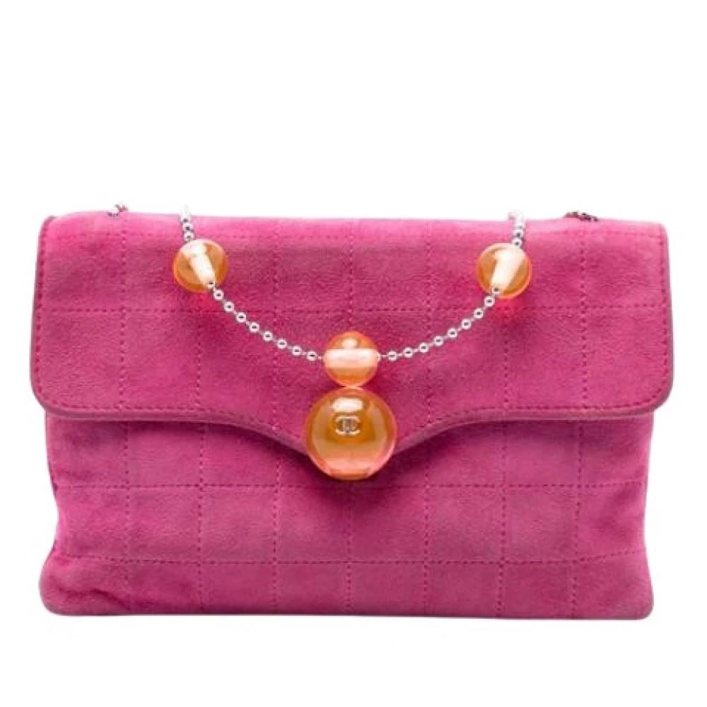 Chanel Vintage - Pre-owned Suede Shoulder Bag Vintage - Dam - ONE Size - Mocka