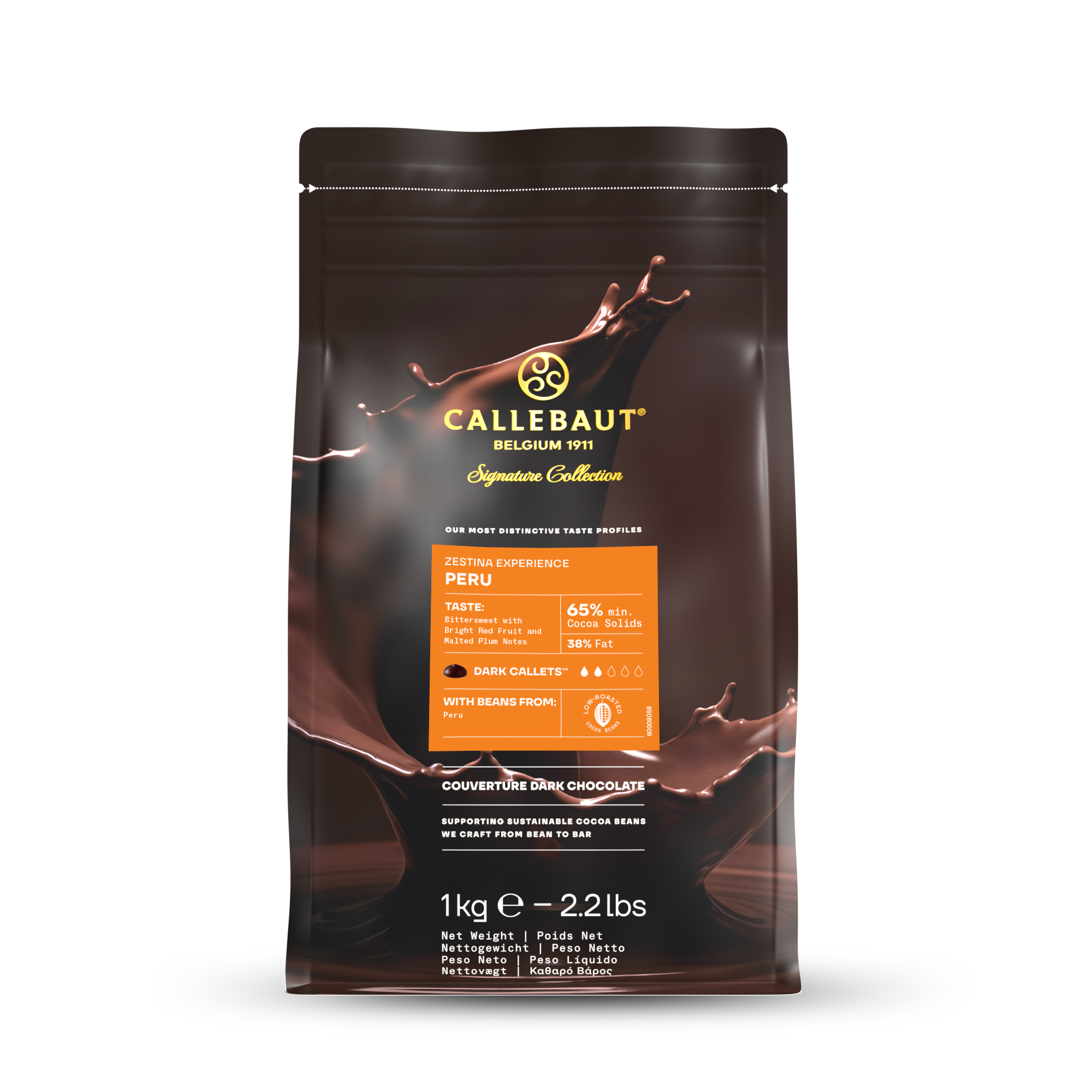 Callebaut Zestina Peru 65% EKO 1kg