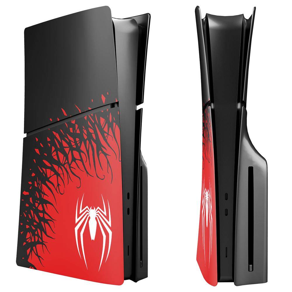 Frontplatta med kylventil för Playstation 5 slim Skiv- Digital Edition PS5 Skydd Skal Frontplattor gray