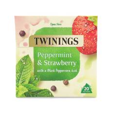 Peppermint & Strawberry - 20 Tea Bags - 4 x 20 Tea Bags